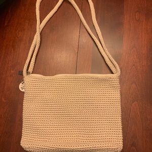 Knit shoulder bag